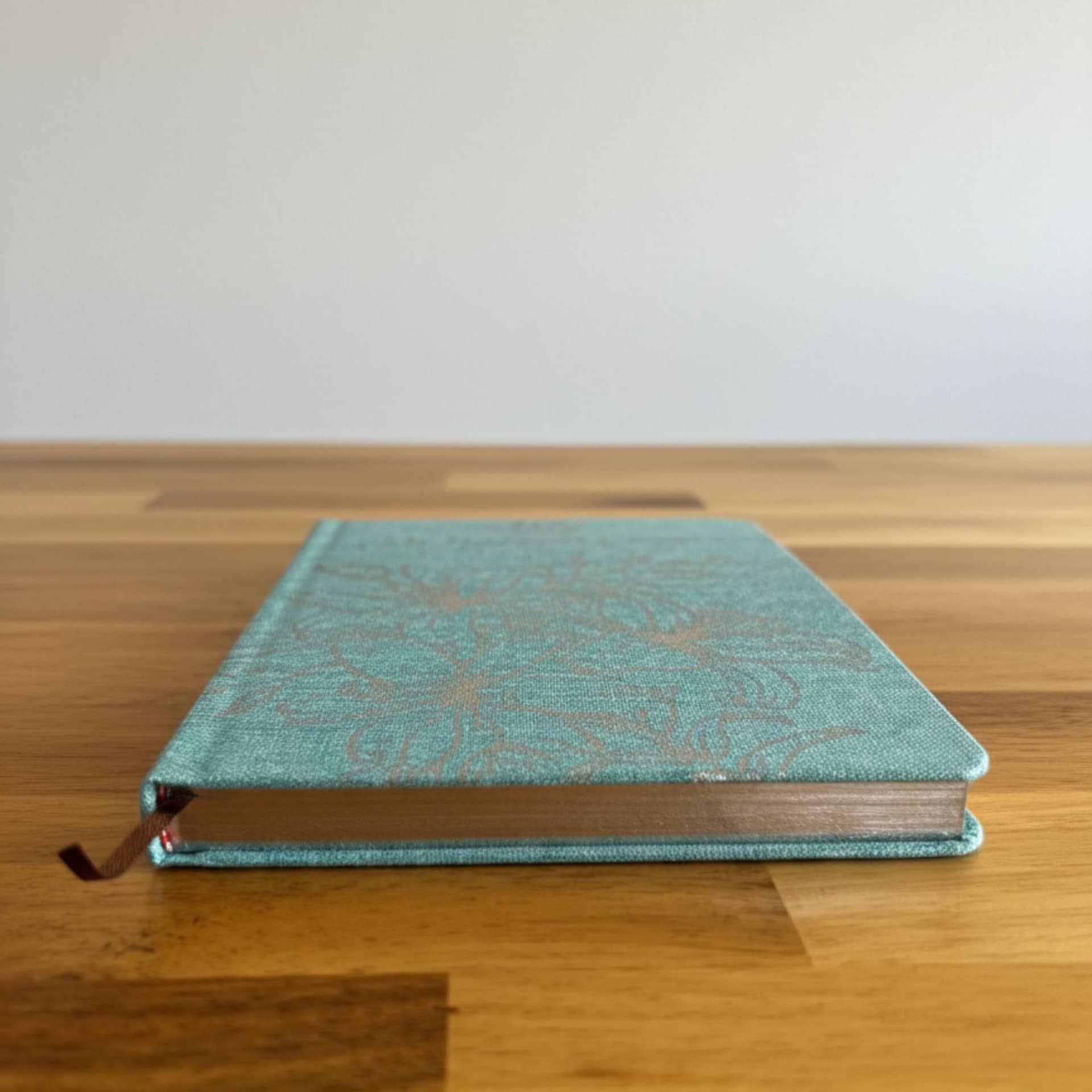 Guided gratitude pages with a colour-in mood tracker