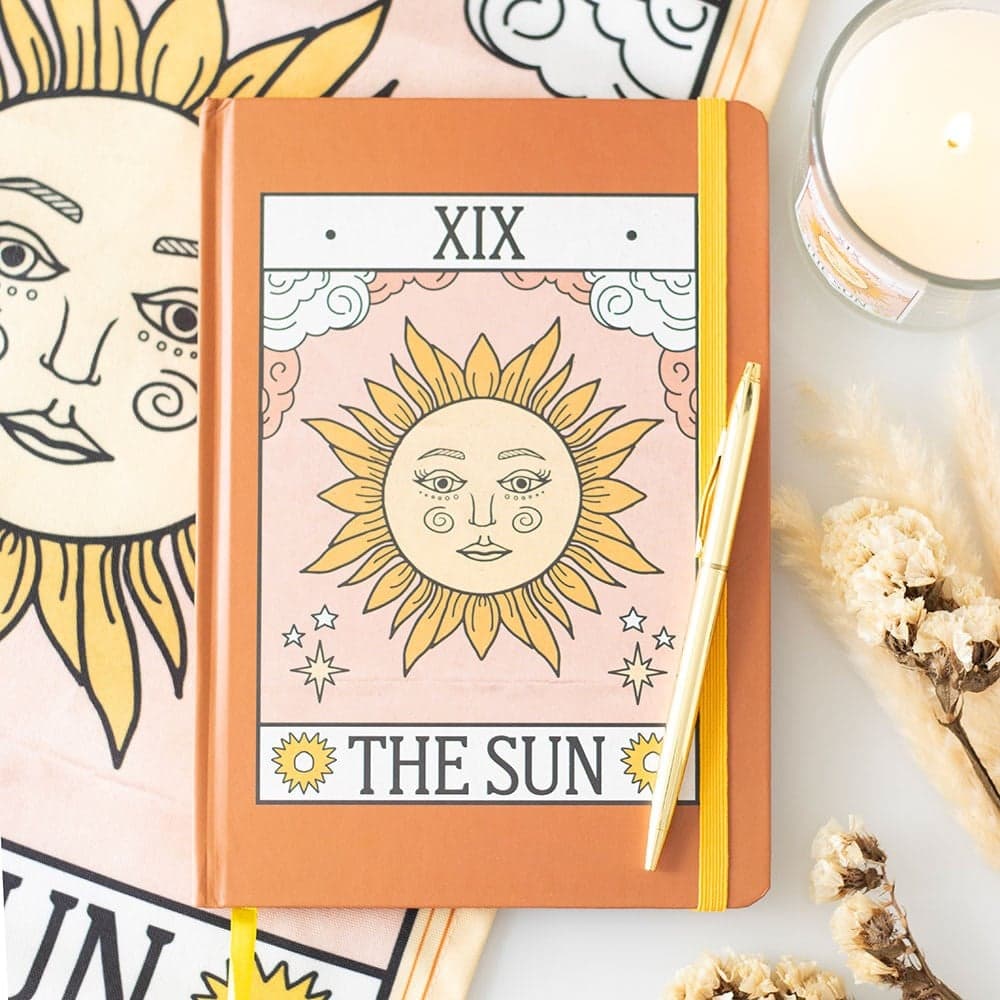 The Sun Vintage Tarot A5 Notebook Thumbnail