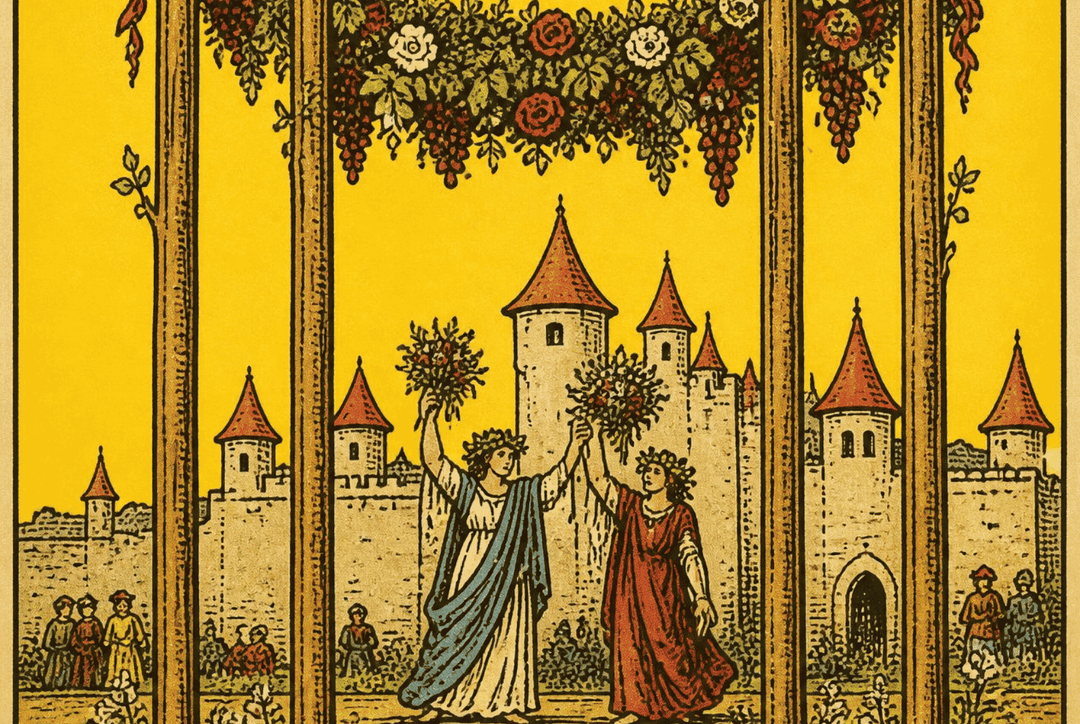 Four of Wands Tarot Card Meaning: Love, Health & Spiritual Insights Thumbnail