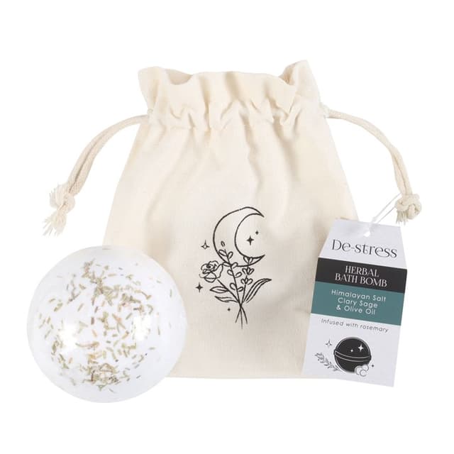 Image of 'De–Stress' Herbal Clary Sage Bath Bomb