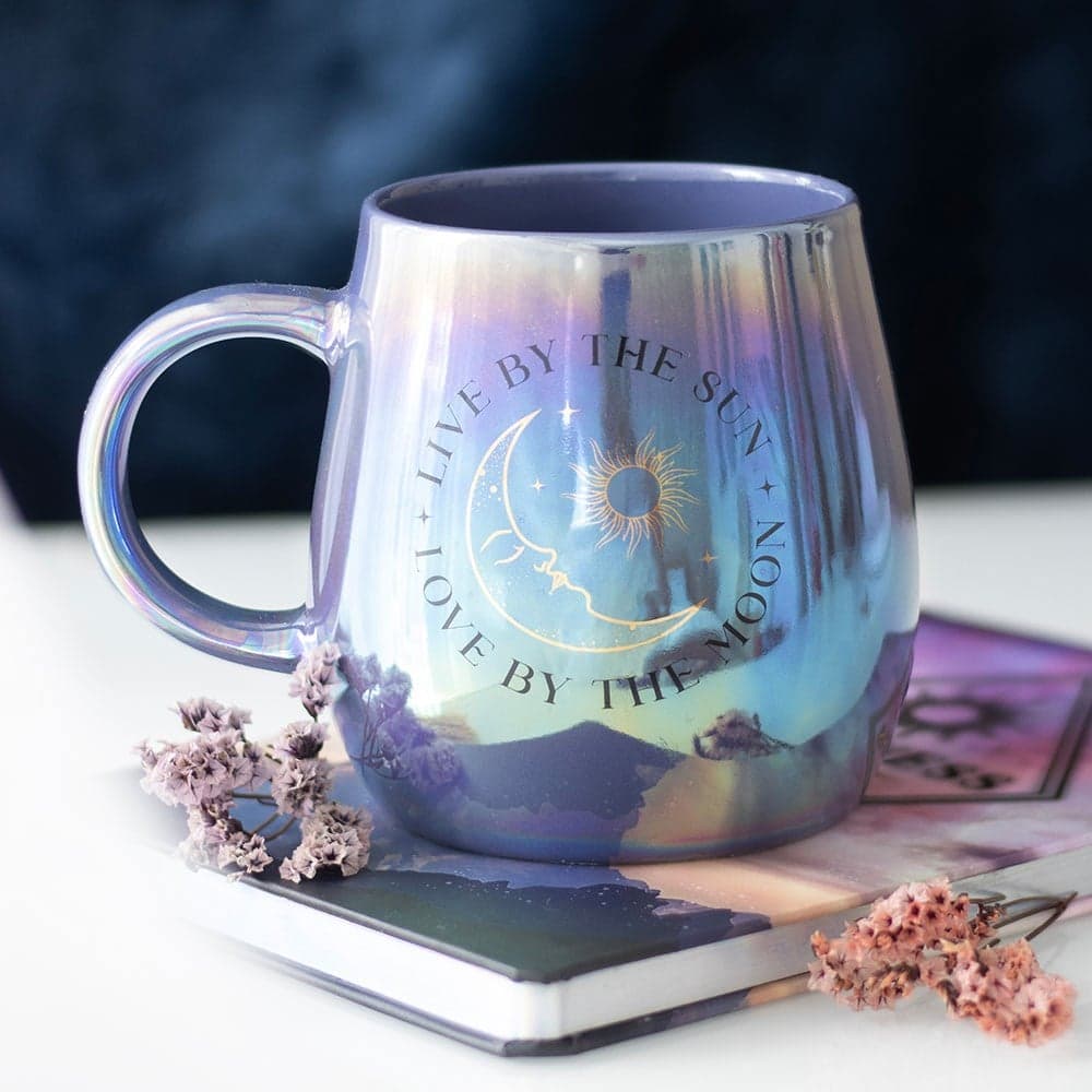 Live by the Sun Love by the Moon Iridescent Mug Thumbnail