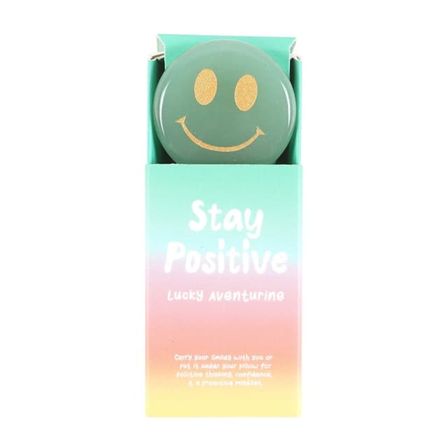 Image of Stay Positive Aventurine Happy Face Crystal