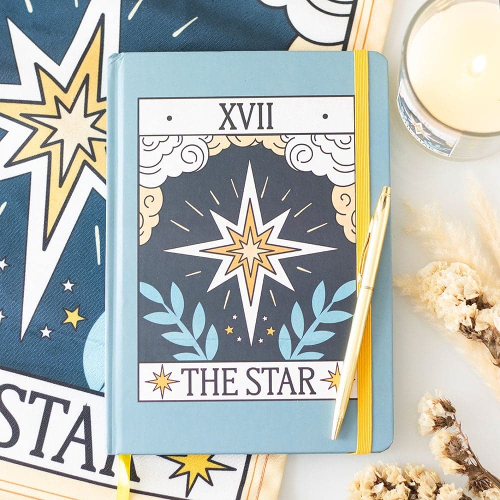 The Star Vintage Tarot A5 Notebook Thumbnail