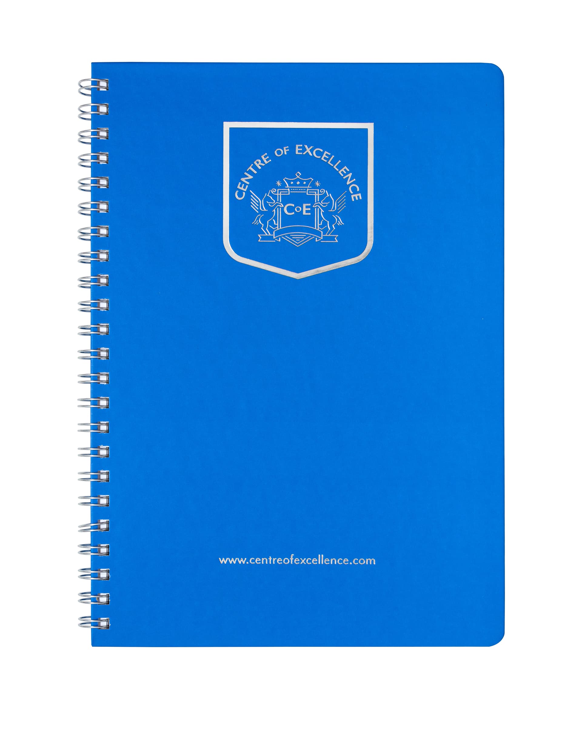 Image of Centre of Excellence Blue A4 Notebook