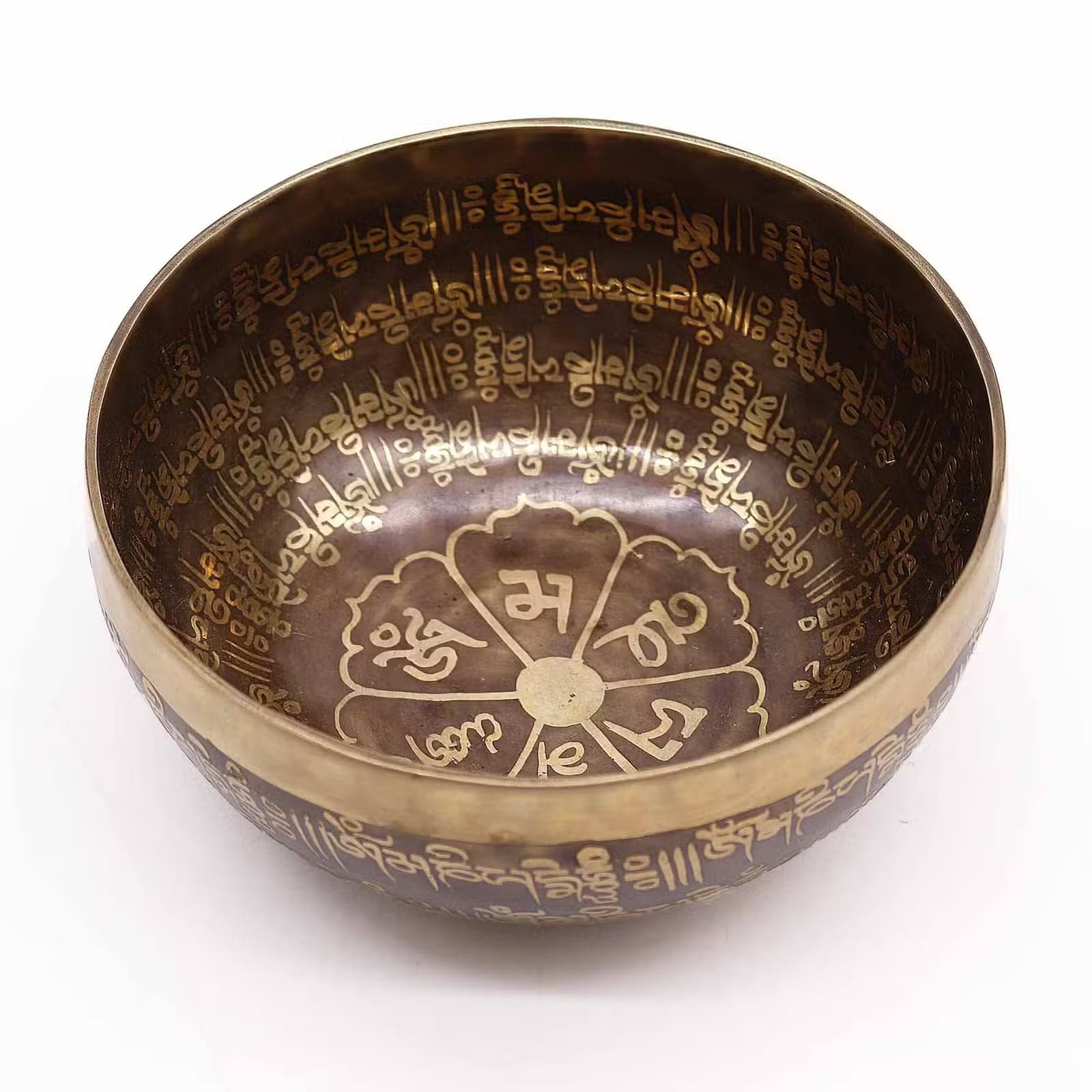 Engraved Singing Bowl, 16cm – Mantra Thumbnail