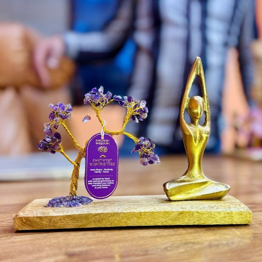 Gemstone Yoga Garden - Sukhasana, Amethyst Thumbnail