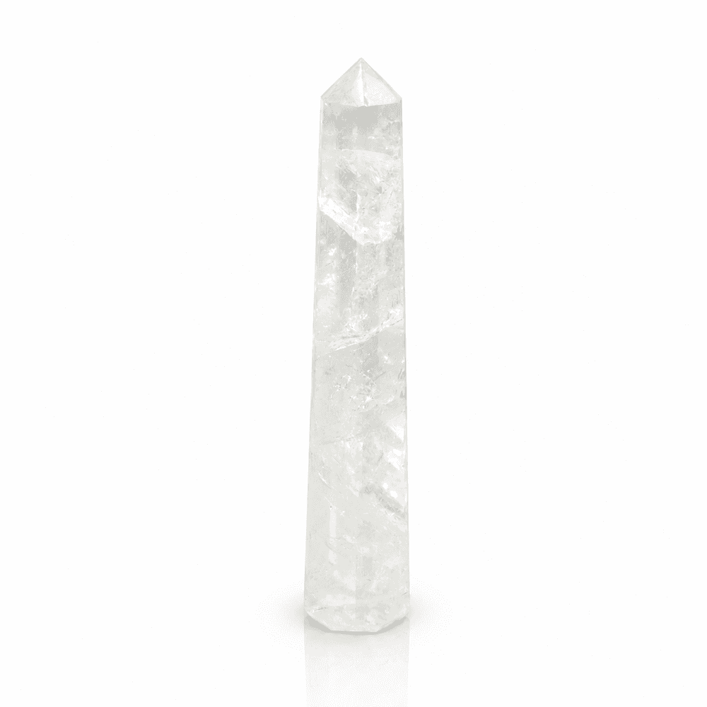 Rock Crystal Six-Face Obelisk, 17cm Thumbnail