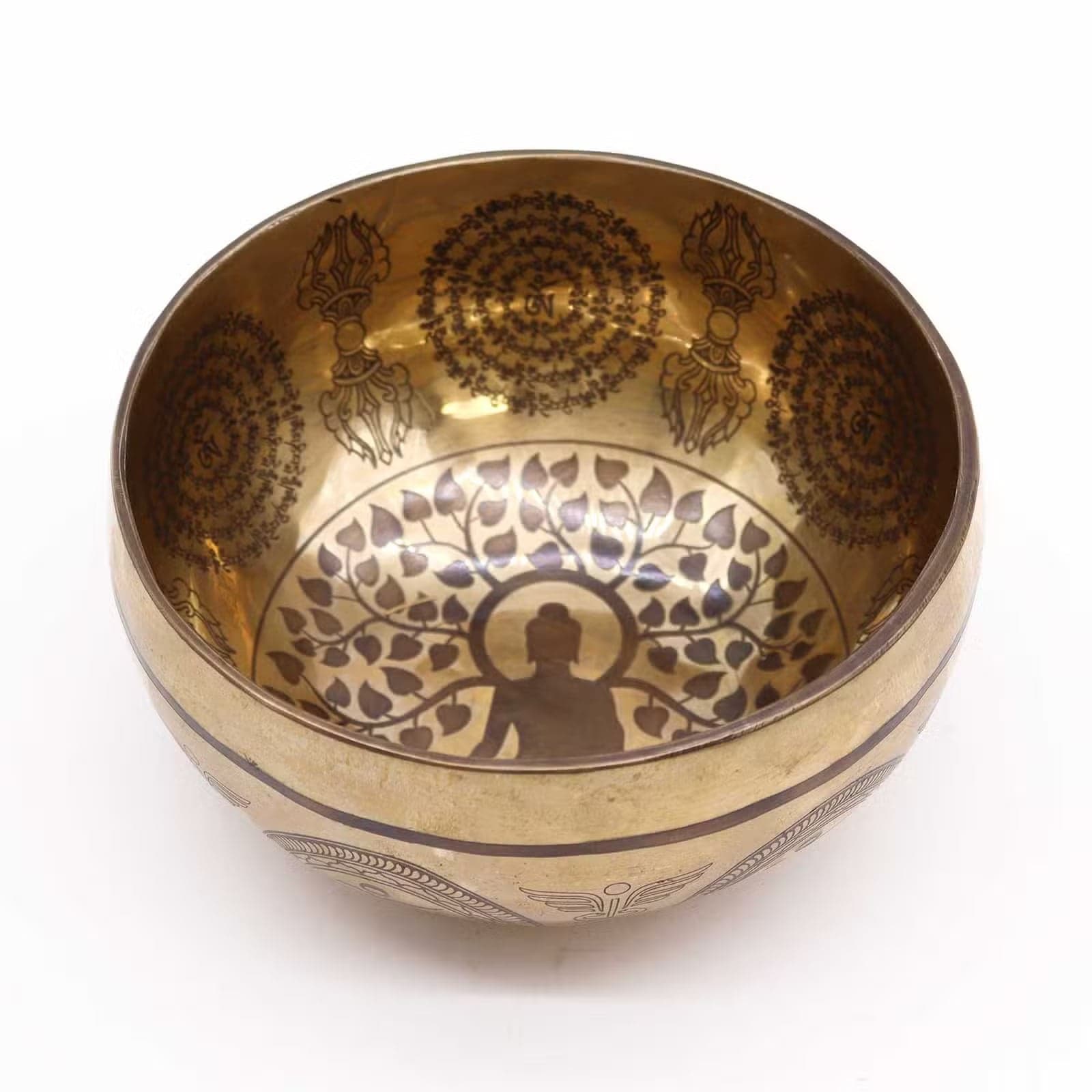 Engraved Singing Bowl, 16cm – Bodhi Tree Buddha Thumbnail