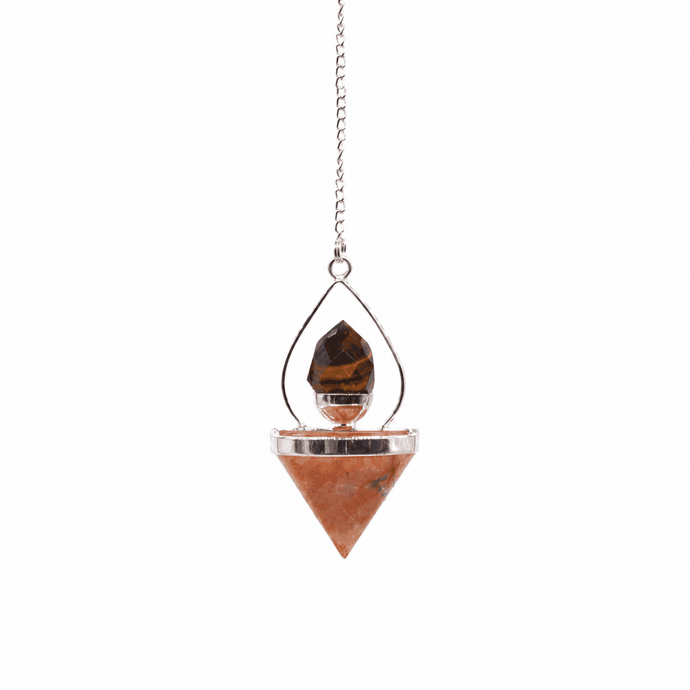 Lantern of Life Pendulum - Sunstone & Tigereye Thumbnail