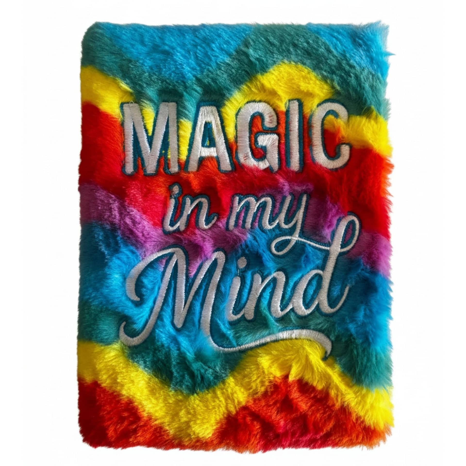 Rainbow fluffy Magic in my Mind journal