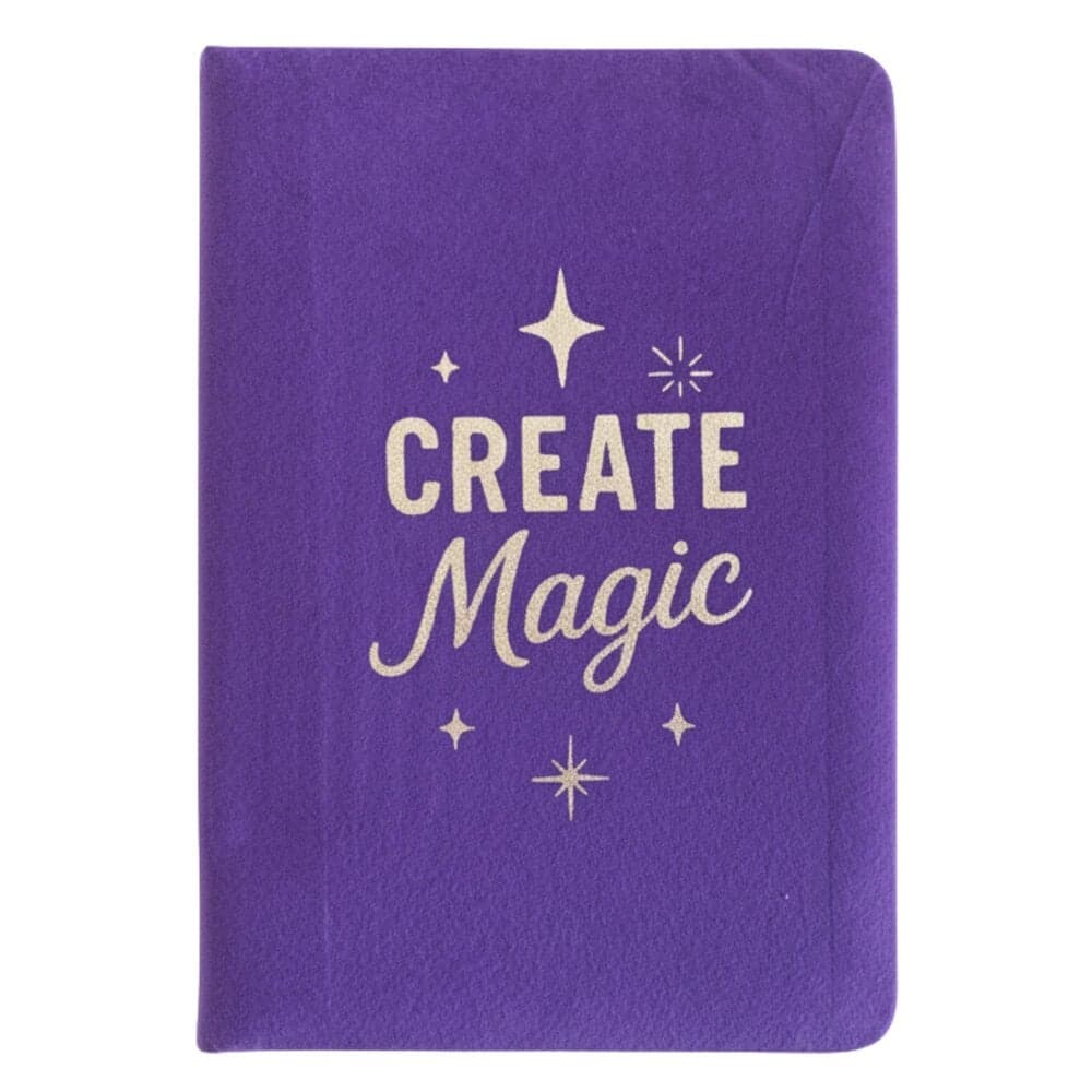 Velvet Notebook - Purple, Create Magic Thumbnail