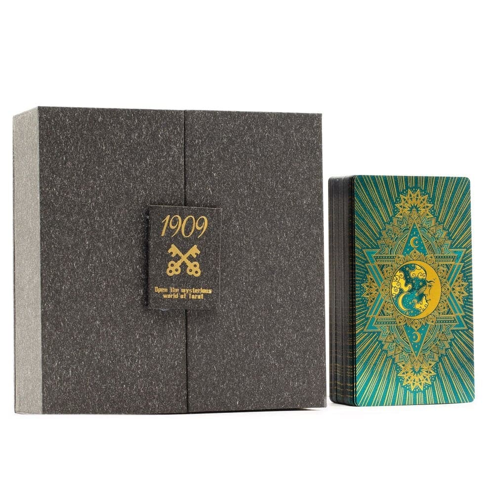 Gold & Turquoise Foil Tarot Gift Set Thumbnail