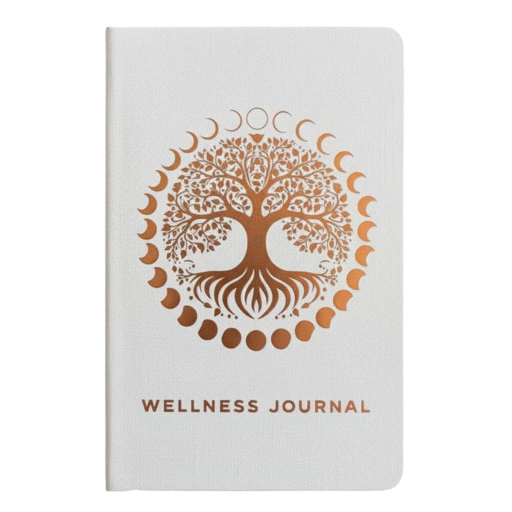 Wellness Journal - White, Rose Gold Tree of Life Thumbnail