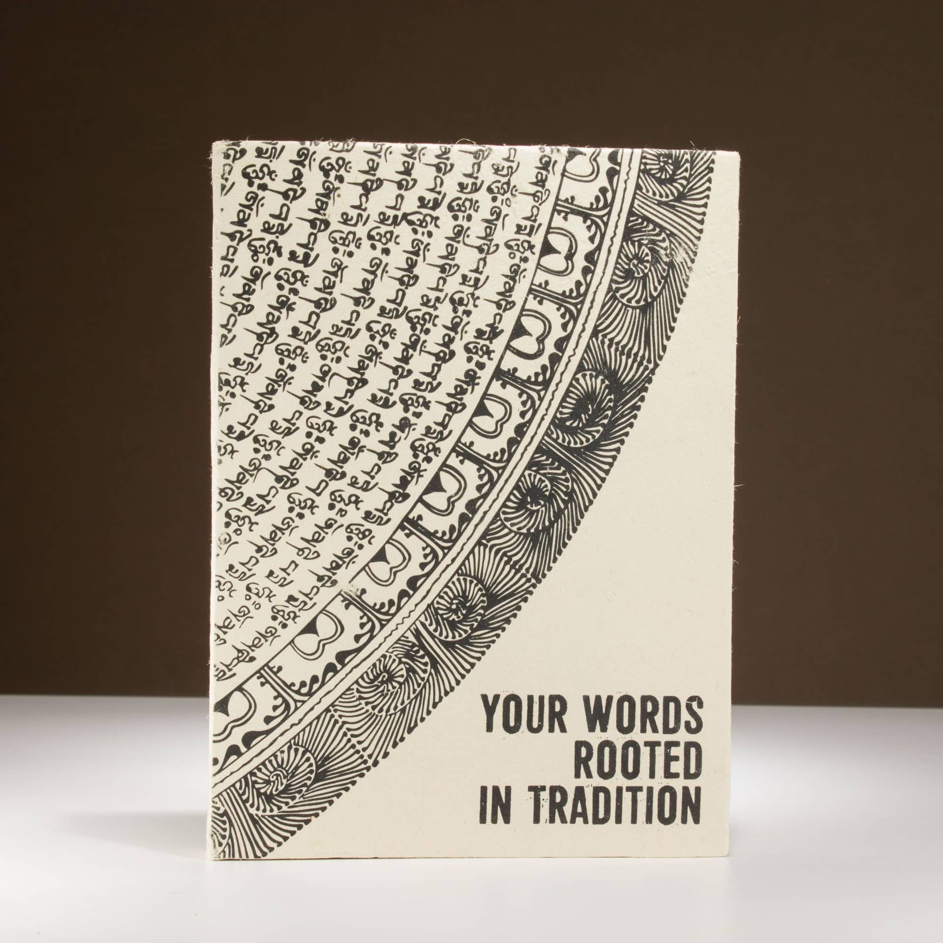 Lokta Inspiration Notebook, Large – Your Words