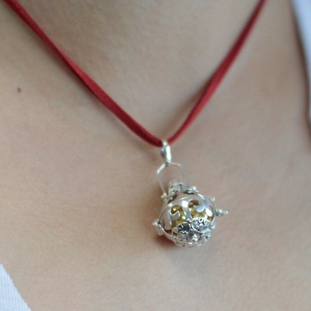 Silver Angel Bell - Magic, 18mm Thumbnail