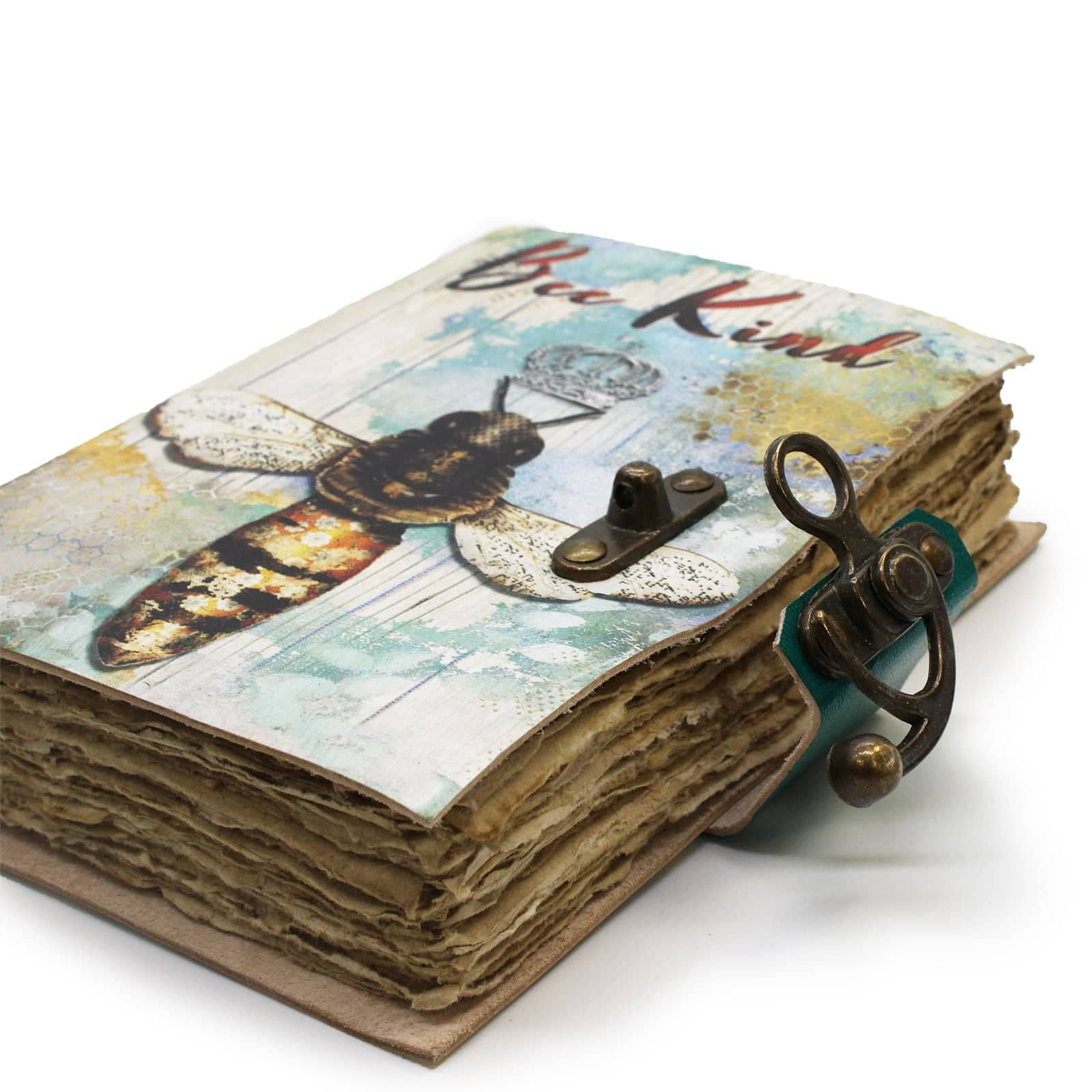 Leather Deckle-edge Notebook – Bee Kind