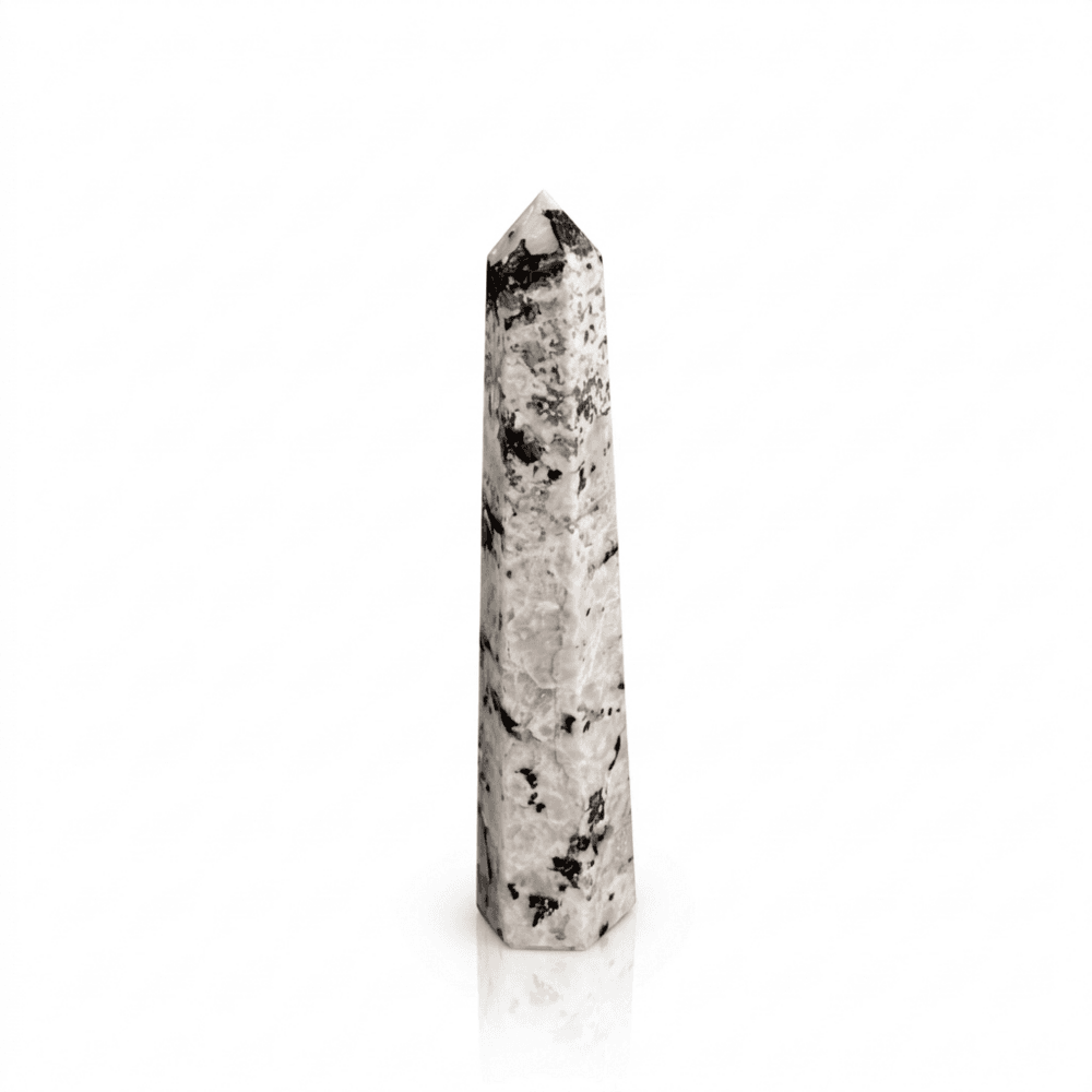 Rainbow Moonstone Six-Face Obelisk, 17cm Thumbnail