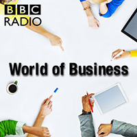 The World of Business podcast logo - business podcasts by BBC Radio