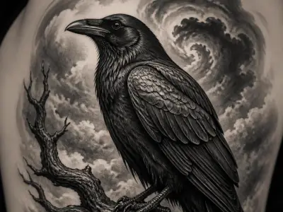 Crow & Raven Tattoo Meaning: Symbolism & What They Represent