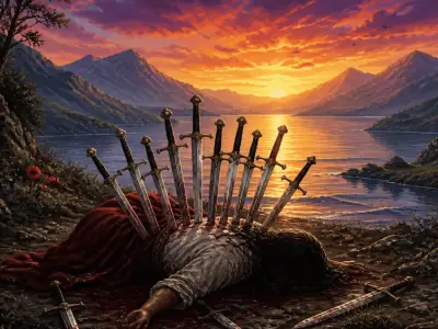 Ten of Swords Tarot Card Meaning: Love, Health & Spiritual Insights
