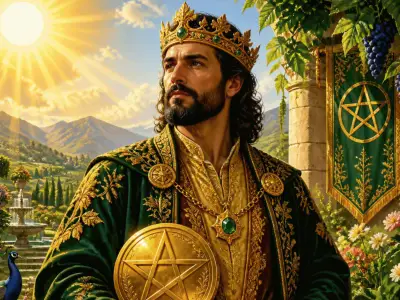 King of Pentacles Tarot Card Meaning: Love, Health & Spiritual Insights