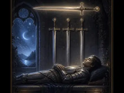 Four of Swords Tarot Card Meaning: Love, Health & Spiritual Insights
