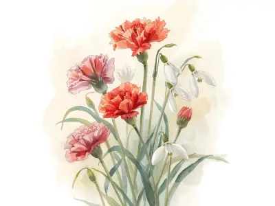 January Birth Flowers and Their Meanings