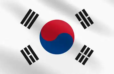 South Korea flag.