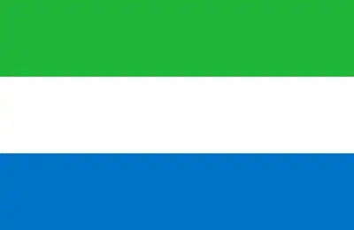Sierra Leone flag.