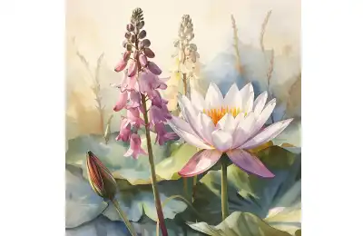 july birth flower tattoo idea