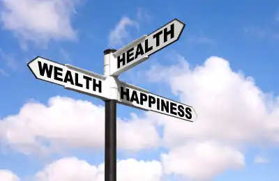 health wealth happiness sign