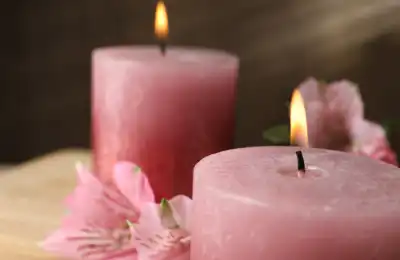 pink spellcasting candles