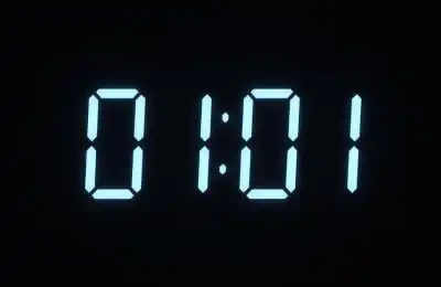 0101 on the clock