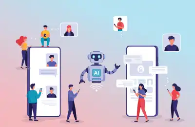 AI automation graphic image.