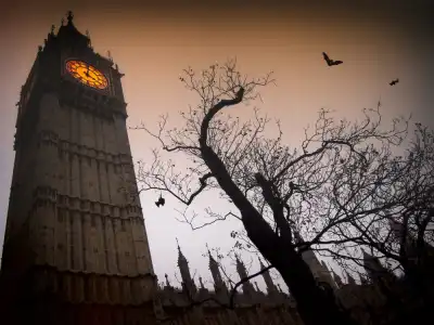 Big Ben at Halloween