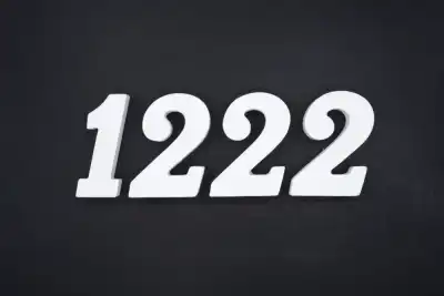 1222 written in white on a black background