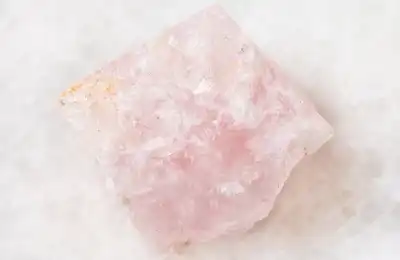 Morganite crystal