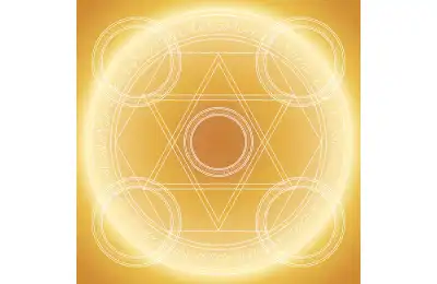 yellow Circles in Sacred Geometry
