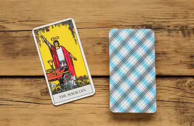 An image of the magician tarot card.