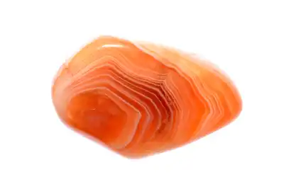 Fire agate crystal