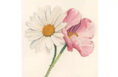 april birth flower tattoo idea