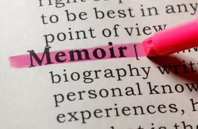 memoir highlighted in pink