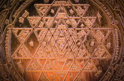 The Sri Yantra hindu symbol