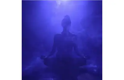 person with indigo aura