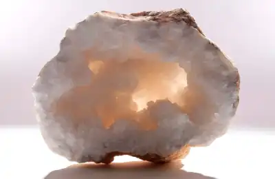 quartz geode crystal