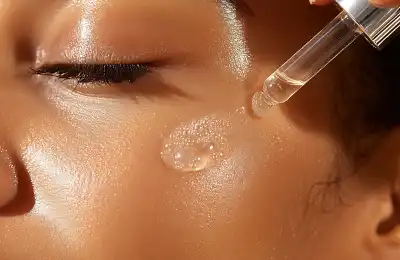 Applying oil with a pippette