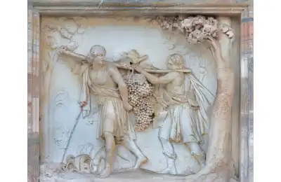Historical artwork of grapes