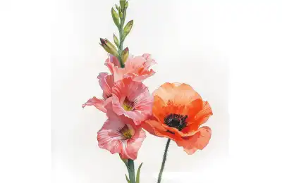 august birth flower tattoo idea