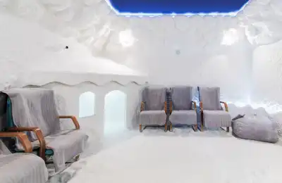 Halotherapy salt room