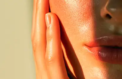 Image of glowing skin.